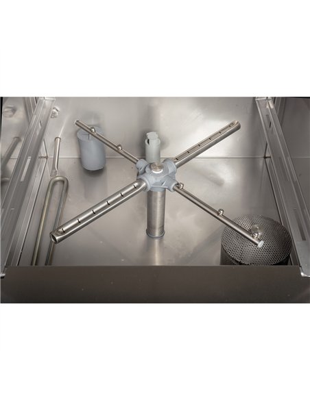 Commercial Undercounter Dishwasher with 500mm Basket and Rinse, Detergent &amp Drain Pump | Stalwart DA-EVW24 - MADE IN EUROPE