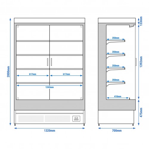 Multideck Refrigerated Display...