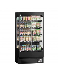 Multideck Refrigerated Display Cabinet 1002 mm - 440 litres - 2 frameless glass doors 4 shelves