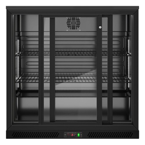 Double Sliding Door Back Bar Cooler...
