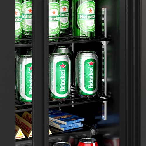 Double Sliding Door Back Bar Cooler...