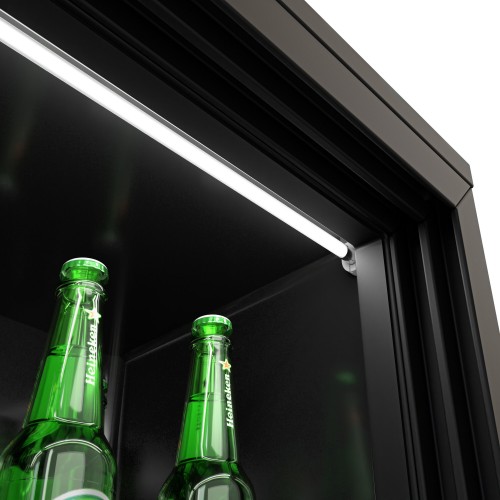 Double Sliding Door Back Bar Cooler...