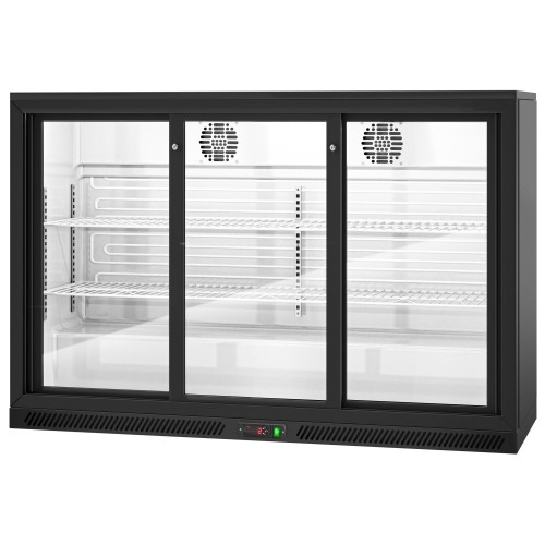 Back Bar Cooler 3 Sliding Doors 320...