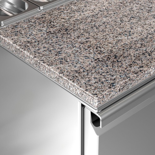 Pizza Prep Table 3 doors Stainless...