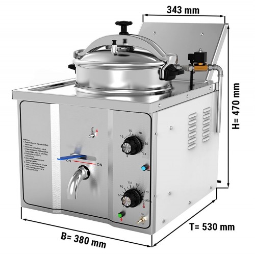 Commercial Pressure Fryer 15 litres...