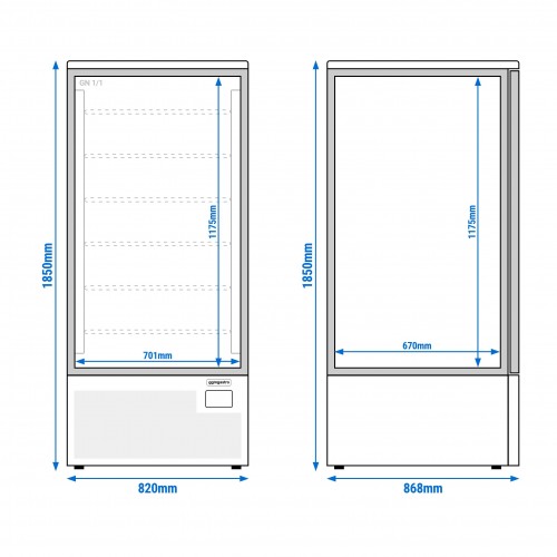 Blast Chiller/Shock freezer 15 x...