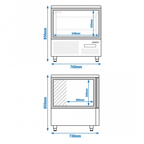 Blast Chiller / Shock freezer 5 x...