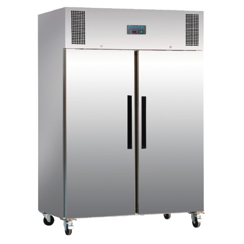 Polar Double Door Fridge Stainless Steel 1200Ltr