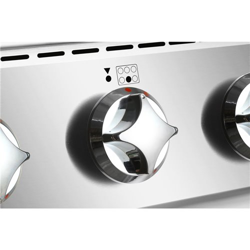 Professional Gas range 6 burners 45kW Electric Oven 5.8kW 700mm Depth | Stalwart DA-ADX776A
