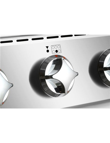 Professional Gas range 6 burners 45kW Electric Oven 5.8kW 700mm Depth | Stalwart DA-ADX776A