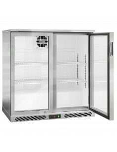 Pro Back bar cooler 2 hinged doors 220 litres Stainless steel | DA-SSBC02PP 2