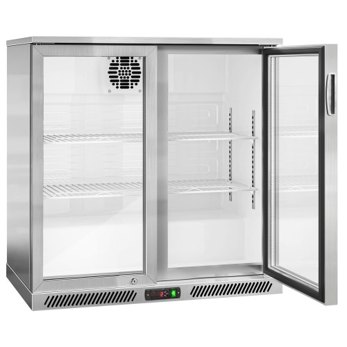 Pro Back Bar Bottle Cooler 2 Hinged...