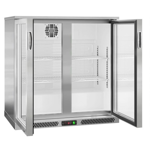 Pro Back Bar Bottle Cooler 2 Hinged...