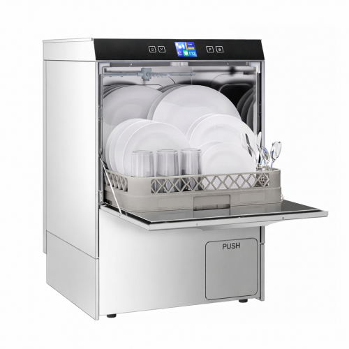 Commercial Dishwasher Digital – 3.55 kW Drain &  Detergent Dosing Pumps – Dual Boiler & Tank Temp Control