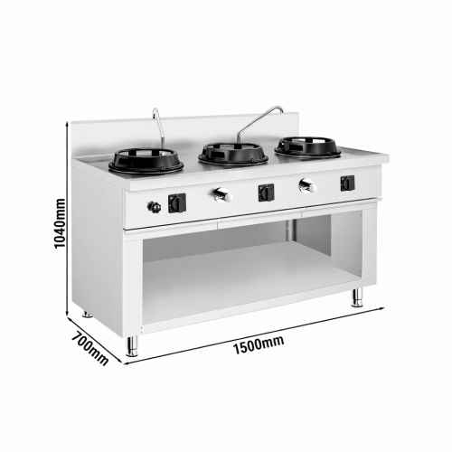 Commercial Triple Chinese Wok Range –...