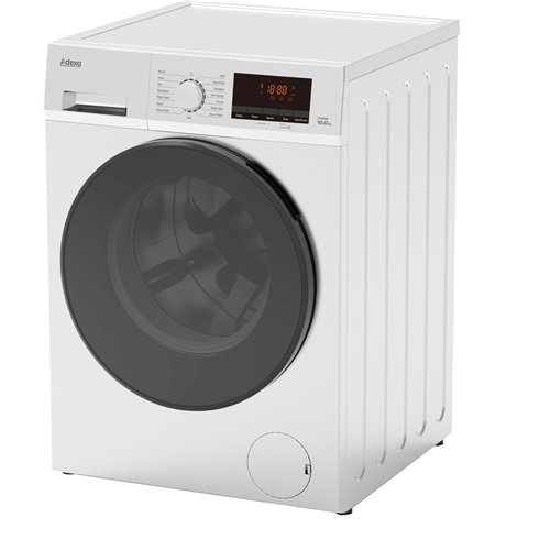 Washing Machine 10kg Front Load 595x665x845mm | Stalwart DA-XQG100T614WVE