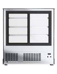 Display Showcase Merchandiser Fridge 630 Litres 3 Shelves 1500×700×1300mm Black &amp Stainless Steel | Stalwart DA-HL1500ER3 2