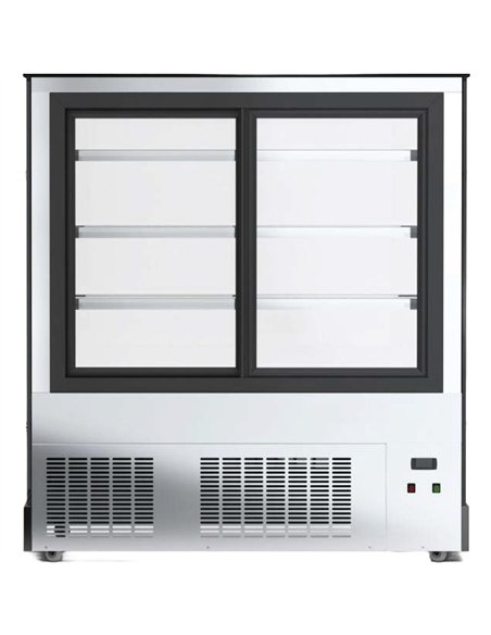 Display Showcase Merchandiser Fridge 630 Litres 3 Shelves 1500×700×1300mm Black | Stalwart DA-HL1500ER3B