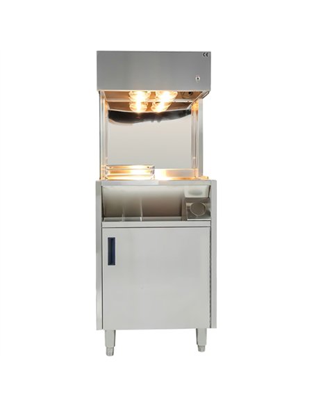 Commercial Electrical Food &amp Chips Warmer Station FW6 Stainless Steel 600x700x1560mm | Stalwart DA-FW6