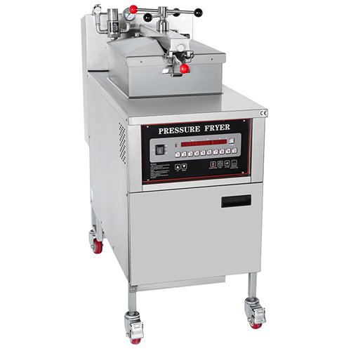 Commercial Pressure Fryer YXD25D Stainless Steel 25L with Computer Panel &amp Oil Filter 460x970x1130mm | Stalwart DA-YXD25D