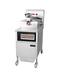 Commercial Pressure Fryer YXD25ES Stainless Steel 25L Oil Filter  460x970x1220mm | Stalwart DA-YXD25ES