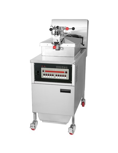 Commercial Pressure Fryer YXD25ES Stainless Steel 25L Oil Filter  460x970x1220mm | Stalwart DA-YXD25ES