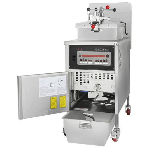 Commercial Pressure Fryer YXD25ES Stainless Steel 25L Oil Filter  460x970x1220mm | Stalwart DA-YXD25ES