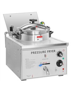 Commercial Pressure Fryer YXDT16 Stainless Steel 16L 570x440x520mm | Stalwart DA-YXDT16