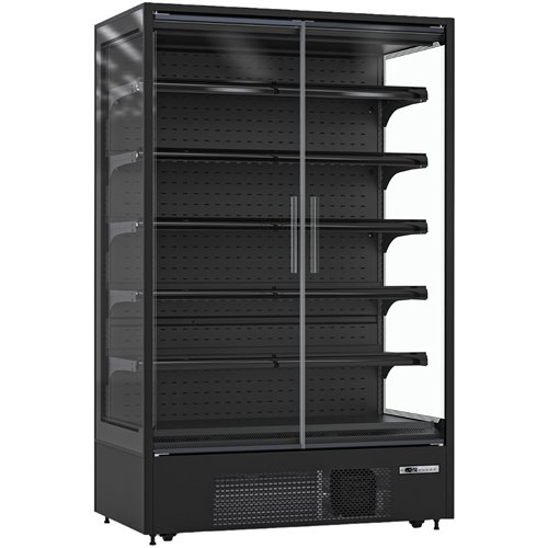 Two Glass Door Multideck Display Fridge 1330mm 990L | Stalwart DA-GTVGC1330E1