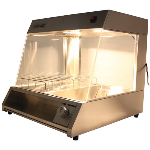 Commercial Electrical Food &amp Chips Warmer Station PFW680 Stainless Steel 1000W 230V | Stalwart DA-PFW680