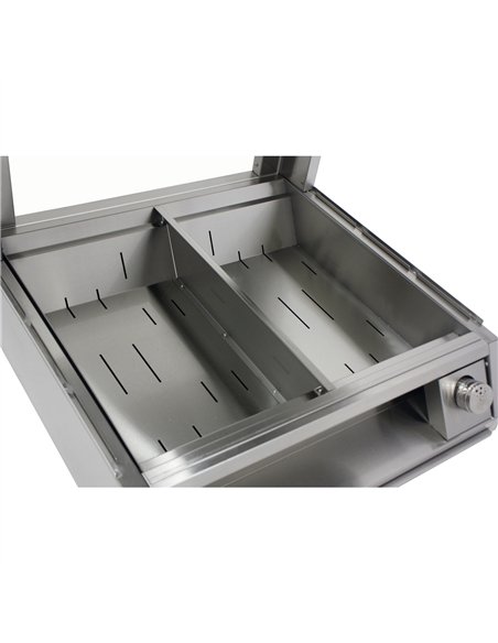Commercial Electrical Food &amp Chips Warmer Station PFW680 Stainless Steel 1000W 230V | Stalwart DA-PFW680