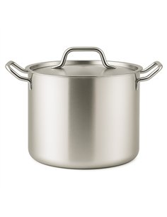 Professional Stainless Steel 8L Stew Pot 260mm x 150mm Height| Stalwart DA-JJD6416
