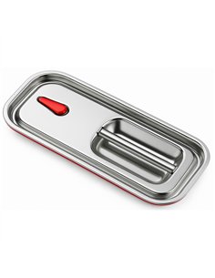 Stainless Steel &amp Silicone Sealing Gastronorm Container Lid GN 1/3| Stalwart DA- JJD6506