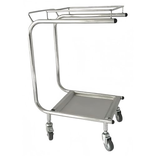 Commercial Stainless Steel Trash Bag Holder Cart 505×355×800 mm| Stalwart DA-JSN214