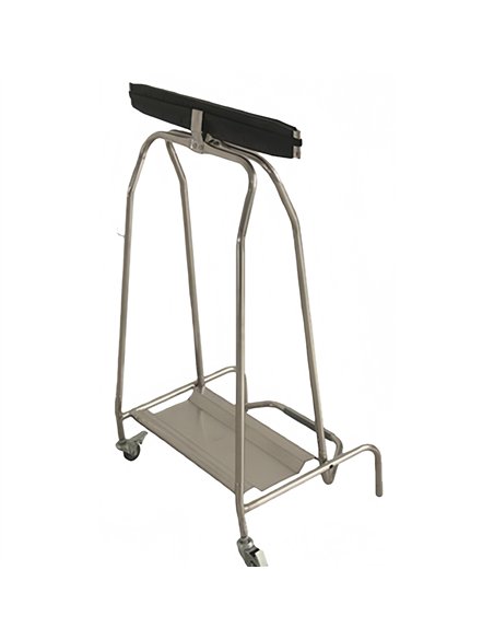Commercial Stainless Steel Trash Bag Holder Cart 430×530×960 mm| Stalwart DA-JSN216