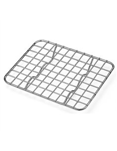 Stainless Steel Flat Grill Rack 1/6  115 × 102 × 15 mm| Stalwart DA- JJD6610