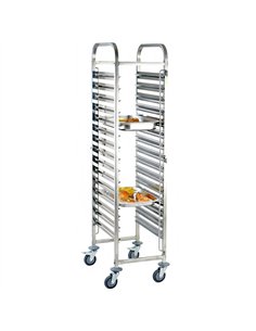 GN Pan Trolley Stainless Steel 1/1 GN 15 Tier 380×550×1700mm | Stalwart DA-JSN248