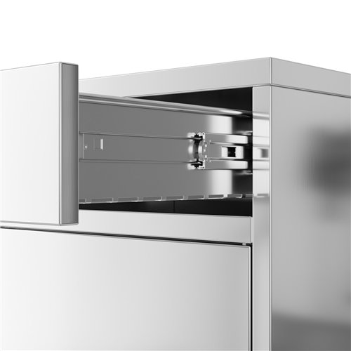 Commercial Stainless Steel Upright Cabinet with 2 Drawers and Double Doors, 900×900mm | Stalwart DA-SARTSS2DW