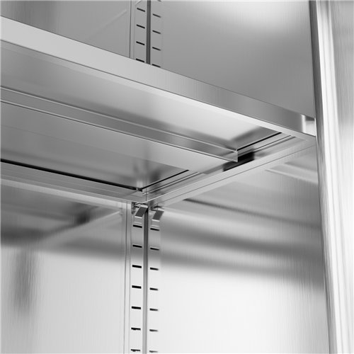 Commercial Stainless Steel Upright Cabinet with 2 Drawers and Double Doors, 900×900mm | Stalwart DA-SARTSS2DW