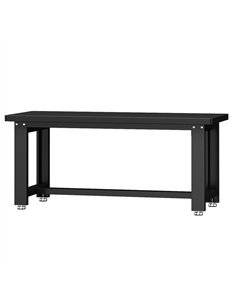 Commercial Heavy Duty Steel Work Table 1800×750 mm – Black| Stalwart DA-SARTTB03 2