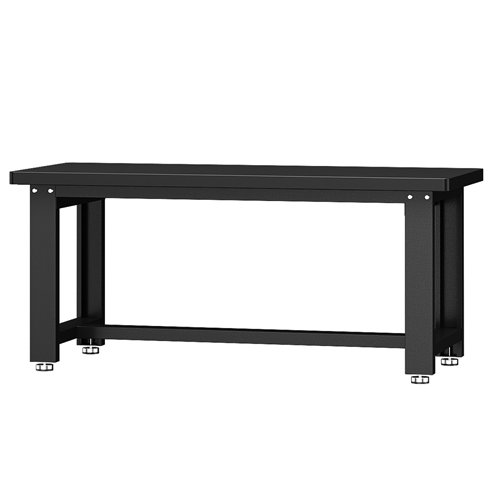 Commercial Heavy Duty Steel Work Table 1800×750 mm – Black| Stalwart DA-SARTTB03