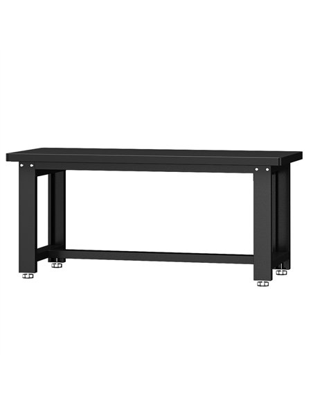 Commercial Heavy Duty Steel Work Table 1800×750 mm – Black| Stalwart DA-SARTTB03