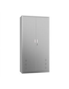 Commercial Stainless Steel Double‑Door Cleaning Cabinet, 1800×900×400 mm| Stalwart DA-SARTSS3S 2