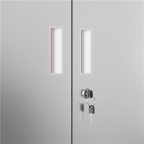 Commercial Stainless Steel Double‑Door Cleaning Cabinet, 1800×900×400 mm| Stalwart DA-SARTSS3S