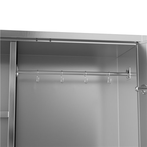 Commercial Stainless Steel Double‑Door Cleaning Cabinet, 1800×900×400 mm| Stalwart DA-SARTSS3S