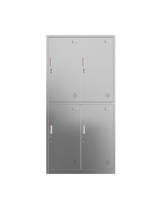 Commercial Stainless Steel 4‑Door Locker 1800×900×420 mm | Stalwart DA-SARTSS22