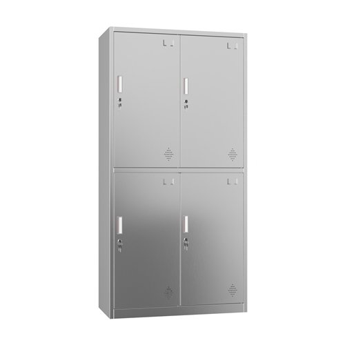 Commercial Stainless Steel 4‑Door Locker 1800×900×420 mm | Stalwart DA-SARTSS22