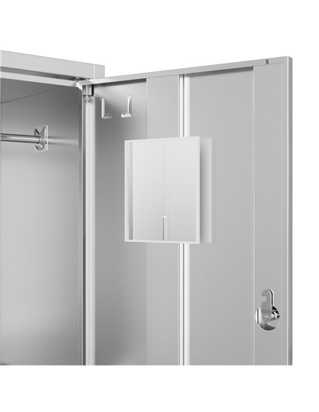 Commercial Stainless Steel 4‑Door Locker 1800×900×420 mm | Stalwart DA-SARTSS22