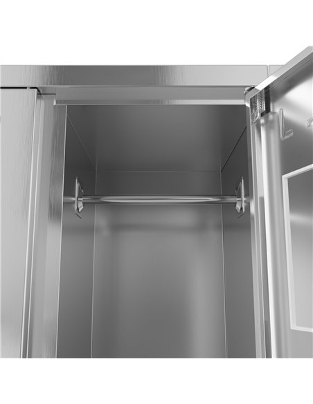 Commercial Stainless Steel 6‑Door Locker 1800×900×420 mm | Stalwart DA-SARTSS23