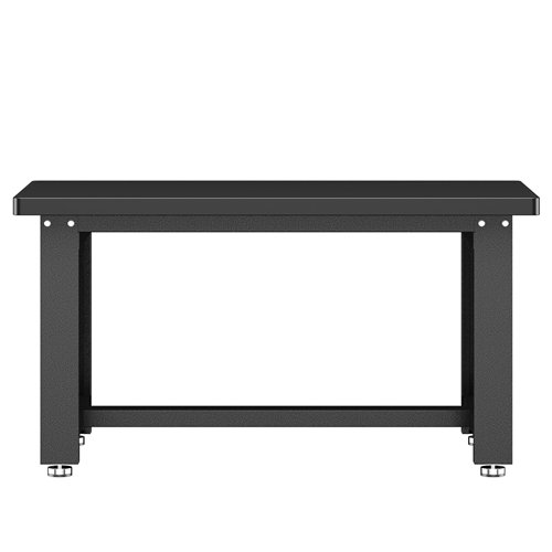 Commercial Heavy Duty Cold‑Rolled Steel Work Table 1500×750 mm – Black | Stalwart DA-SARTTB02
